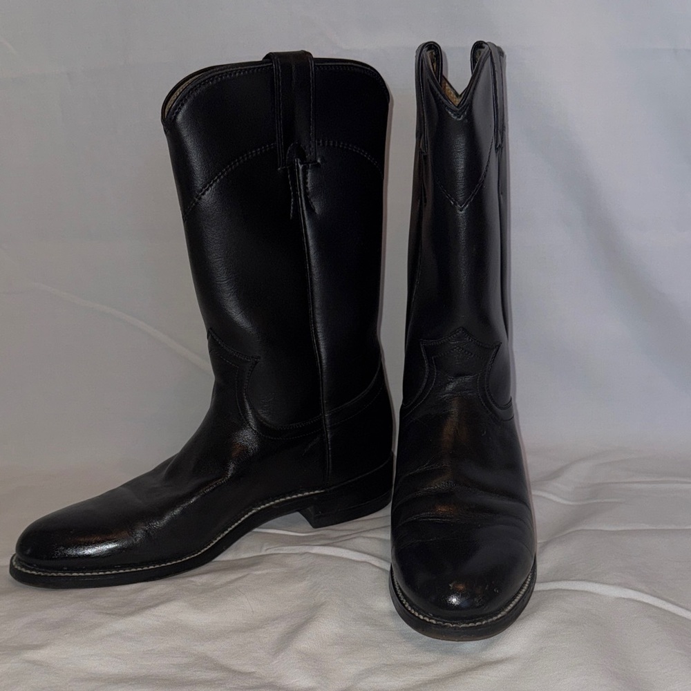 Justin Boots Men's Classic Black Western Boots